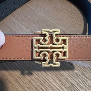 NWT Tory Burch Reversible brown/black belt Size L